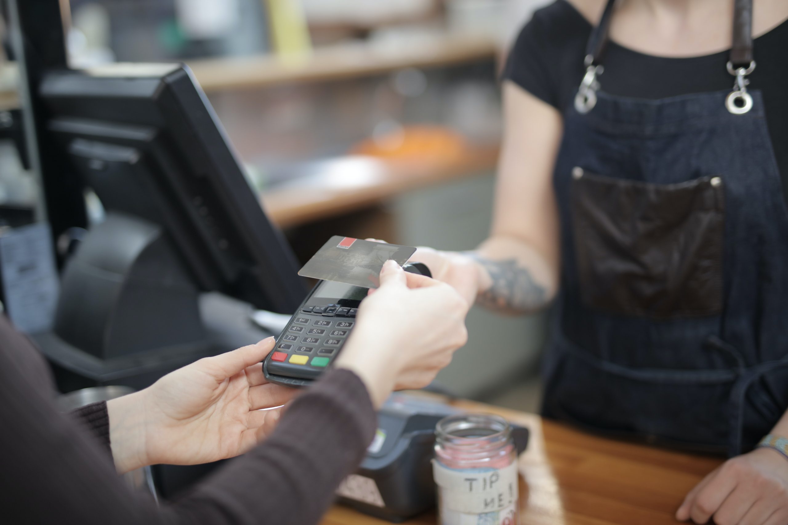 paiement carte crédit caisse enregistreuse